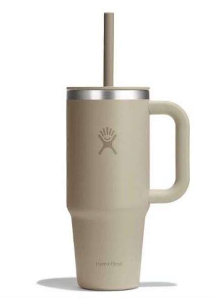 Picture of 24OZ TRAVEL TUMBLER CLEAR LID OAT